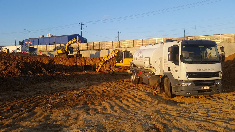 earth moving fuel